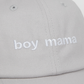 Boy Mama Light Grey Baseball Cap