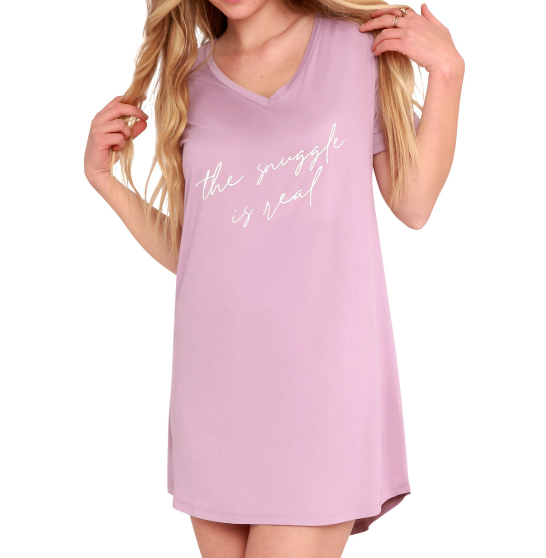 The Snuggle Is Real Nightie – Mickey Roo Maternity & Nursery