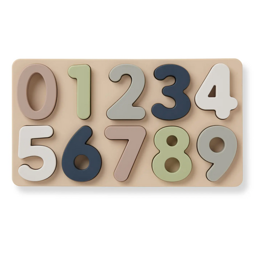 Large Numbers Soft Silicone Puzzle