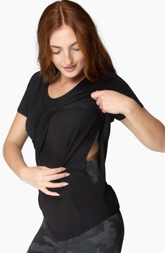 The Perfect Nursing Tee - Black