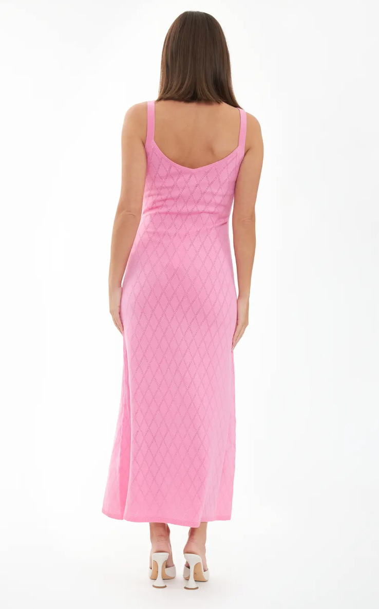 Skyla Bubblegum Knit Dress