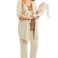 Mocha Stripe Analise 5-Piece PJ Set