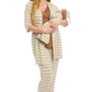 Mocha Stripe Analise 5-Piece PJ Set