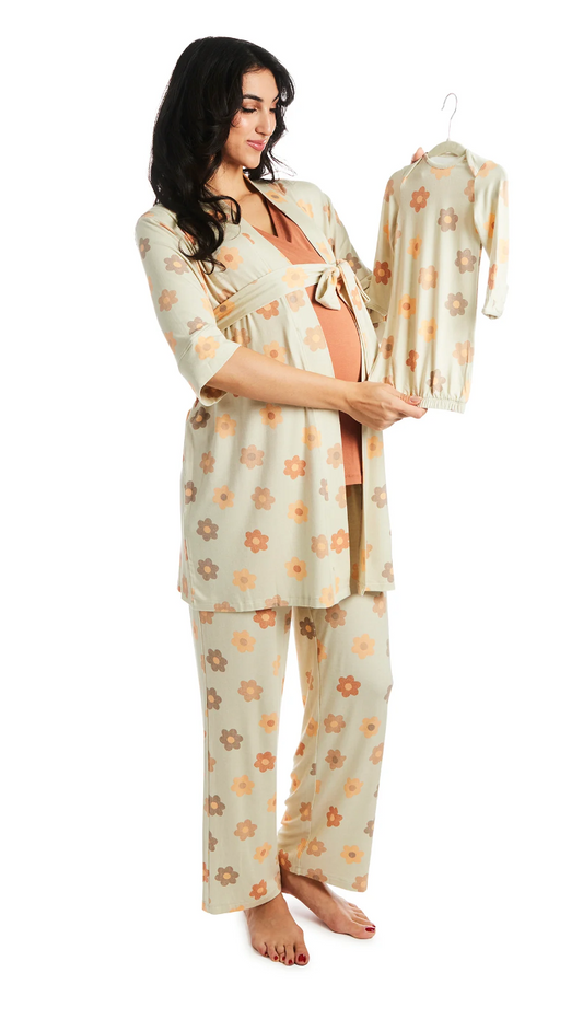 Daisies Stripe Analise 5-Piece PJ Set