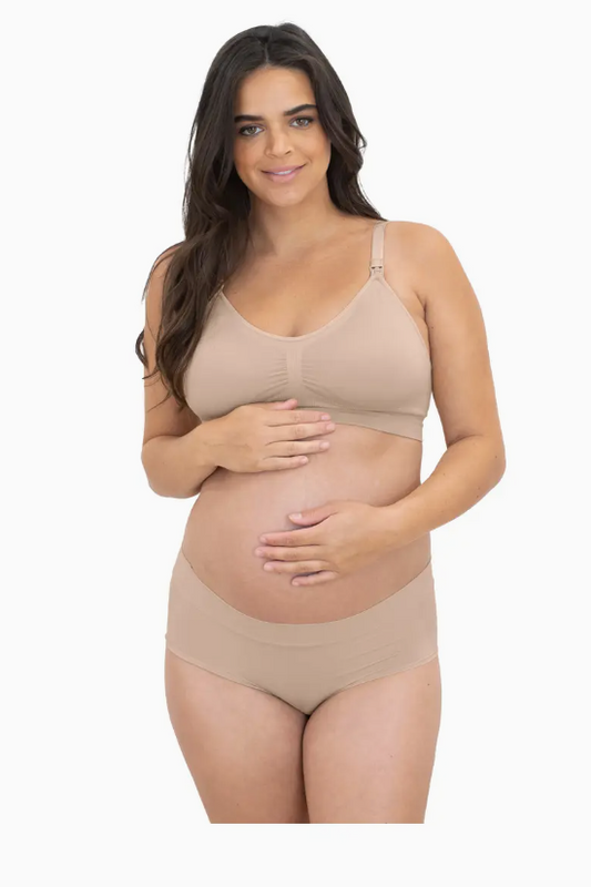 Grow With Me Maternity & Postpartum Brief - Beige