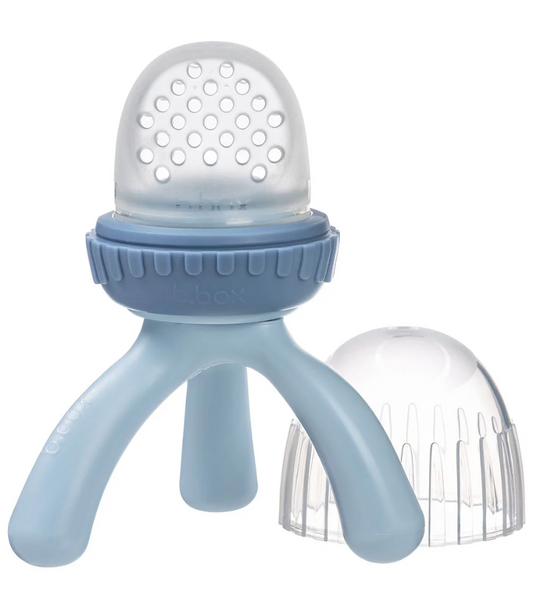 Silicone Fresh Food Feeder Lullaby Blue