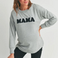 Heather Grey Mama Nursing Pullover Crewneck