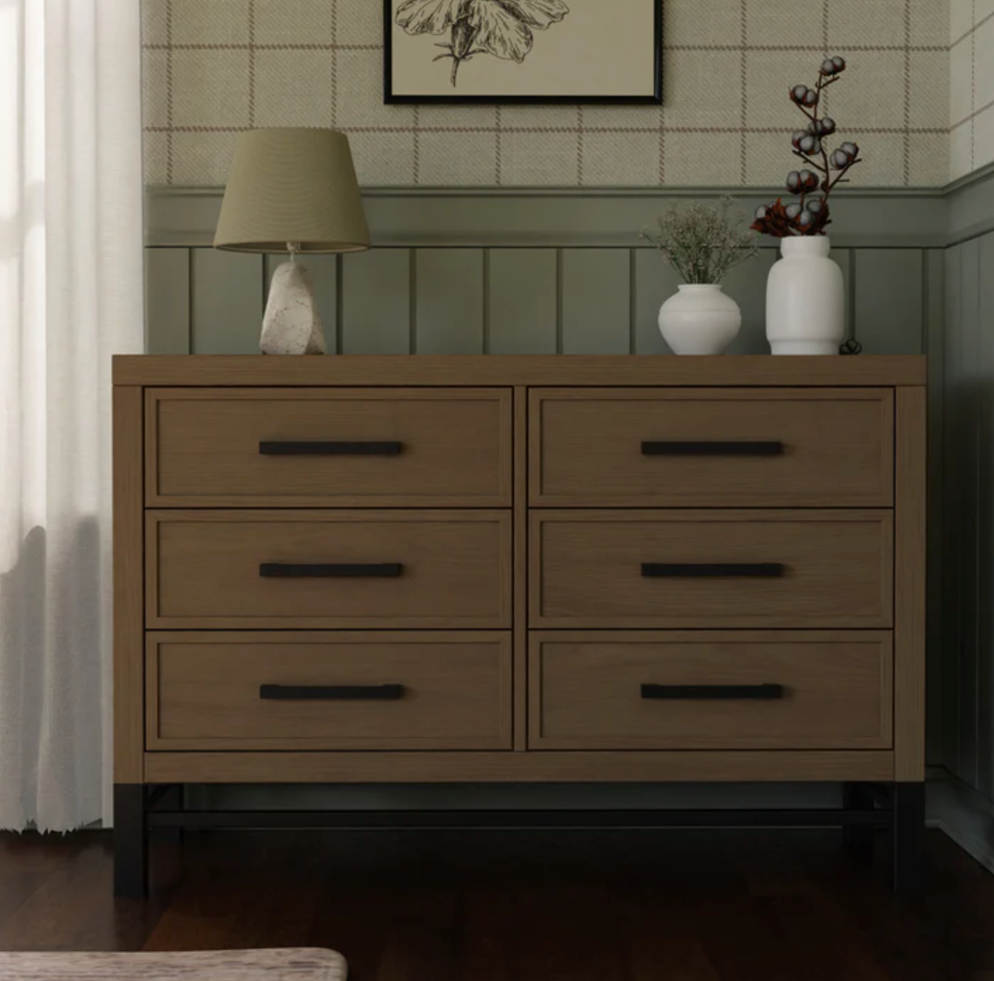 Newbern 6-Drawer Assembled Dresser