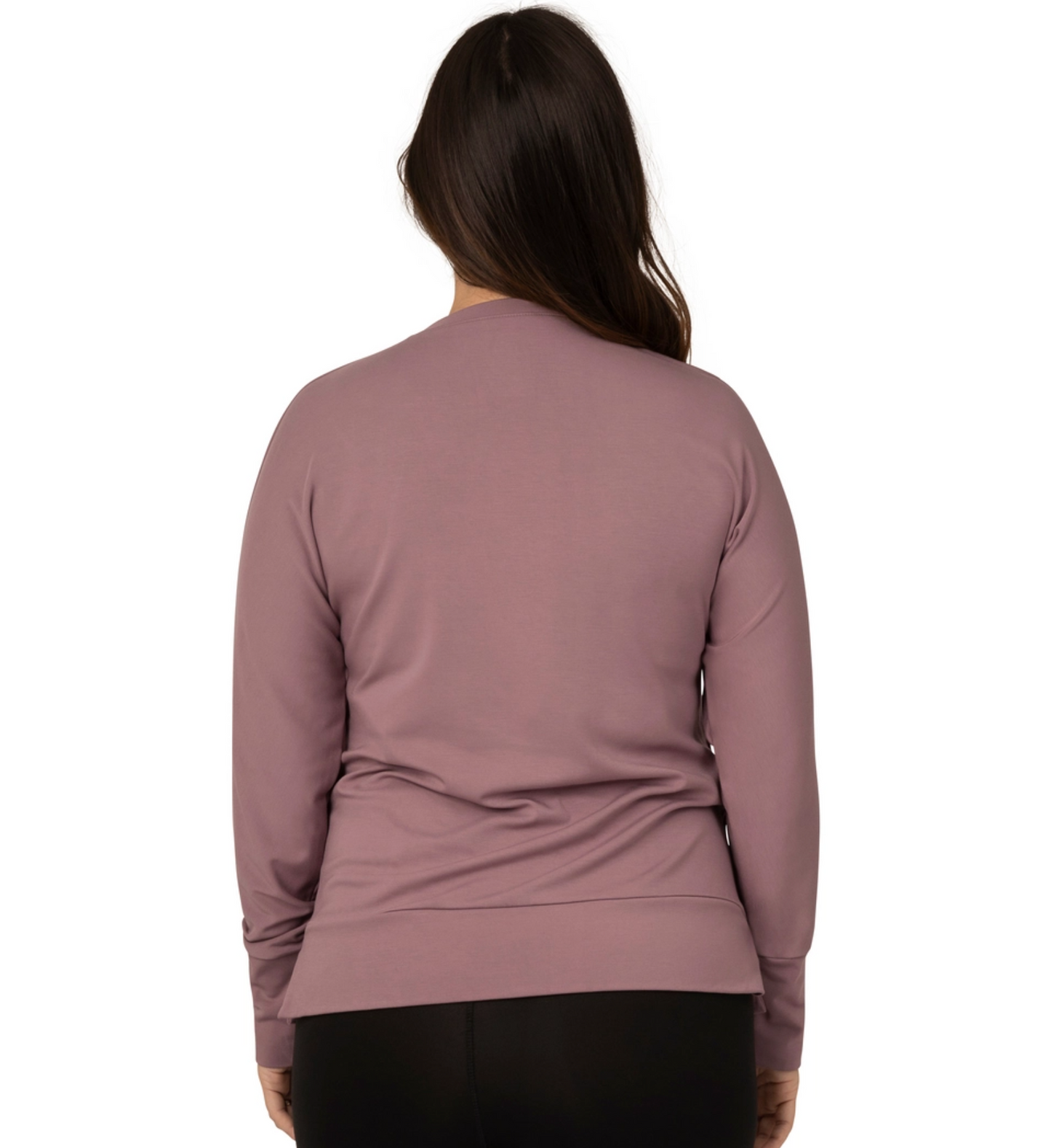 Bamboo Nursing & Maternity Crew Pullover - Twilight