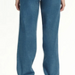 Maternity 34" Baggy Straight Leg Jean W/ Bellyband In Iman