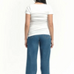 Maternity 34" Baggy Straight Leg Jean W/ Bellyband In Iman