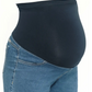 Maternity 34" Baggy Straight Leg Jean W/ Bellyband In Iman