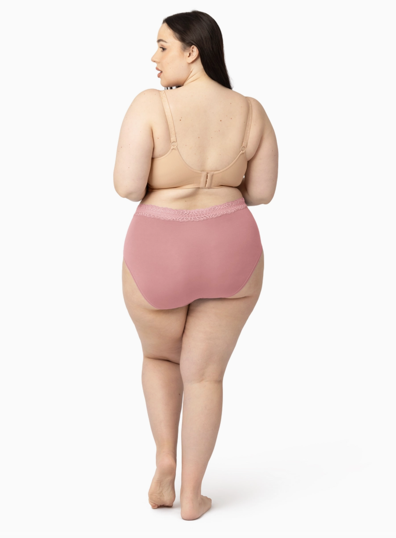 High-Waisted Postpartum Recovery Pantie - Rose Gold