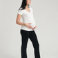 Maternity 30" Straight Leg Black Denim