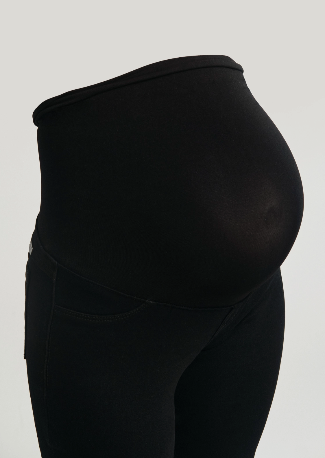 Maternity 30" Straight Leg Black Denim