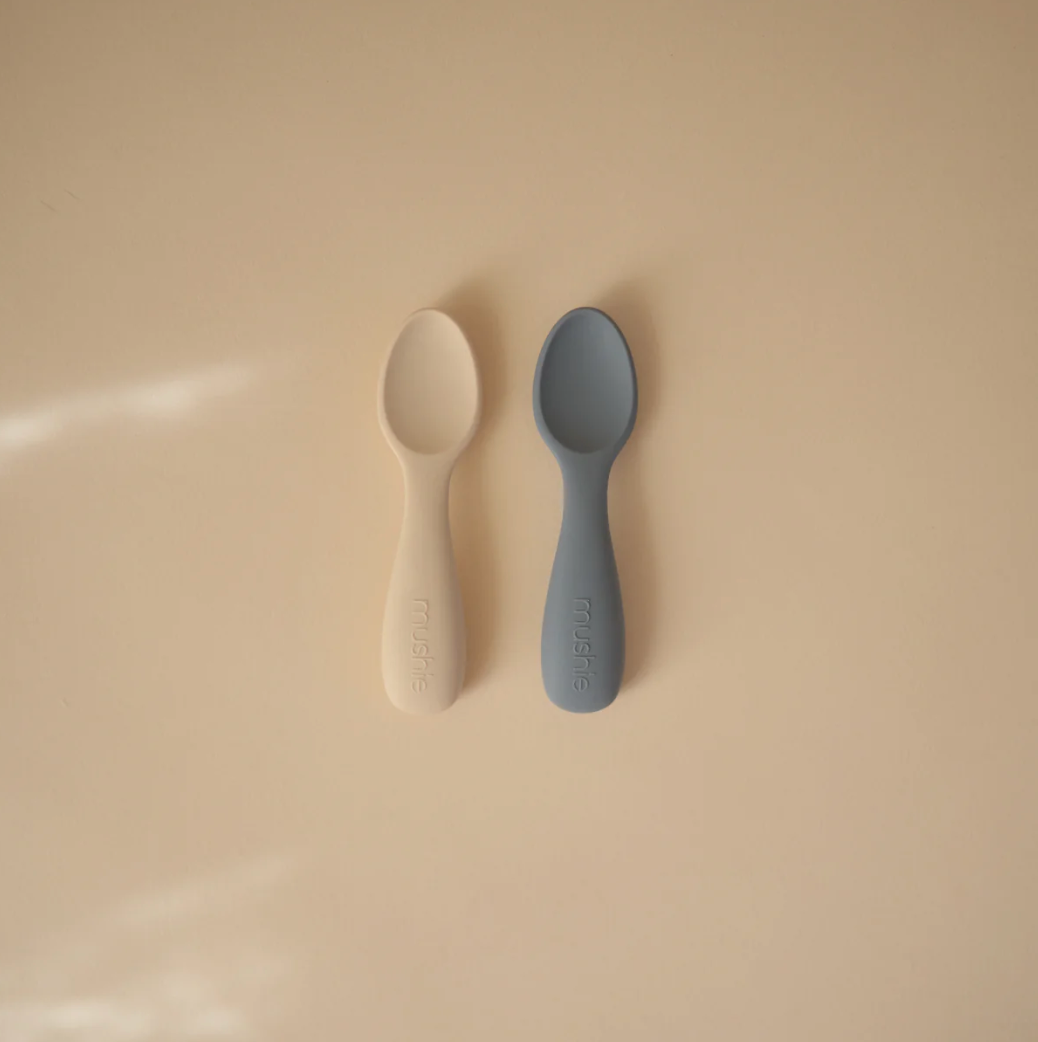 SIlicone Toddler Starter Spoons - 2pk