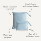 Water Resistant Wet Bag - 2pk