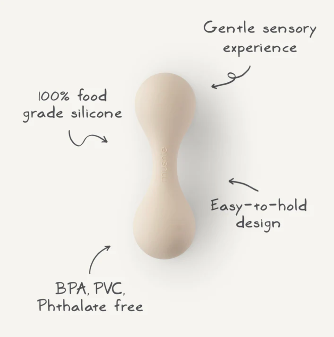 Silicone Baby Rattle Toy