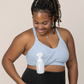 French Blue Hands-Free Pumping & Nursing Sports Bra