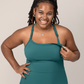Teal Stevie Active Racerback Nursing Dress