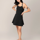 Black Stevie Active Racerback Nursing Dress