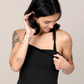 Black Stevie Active Racerback Nursing Dress