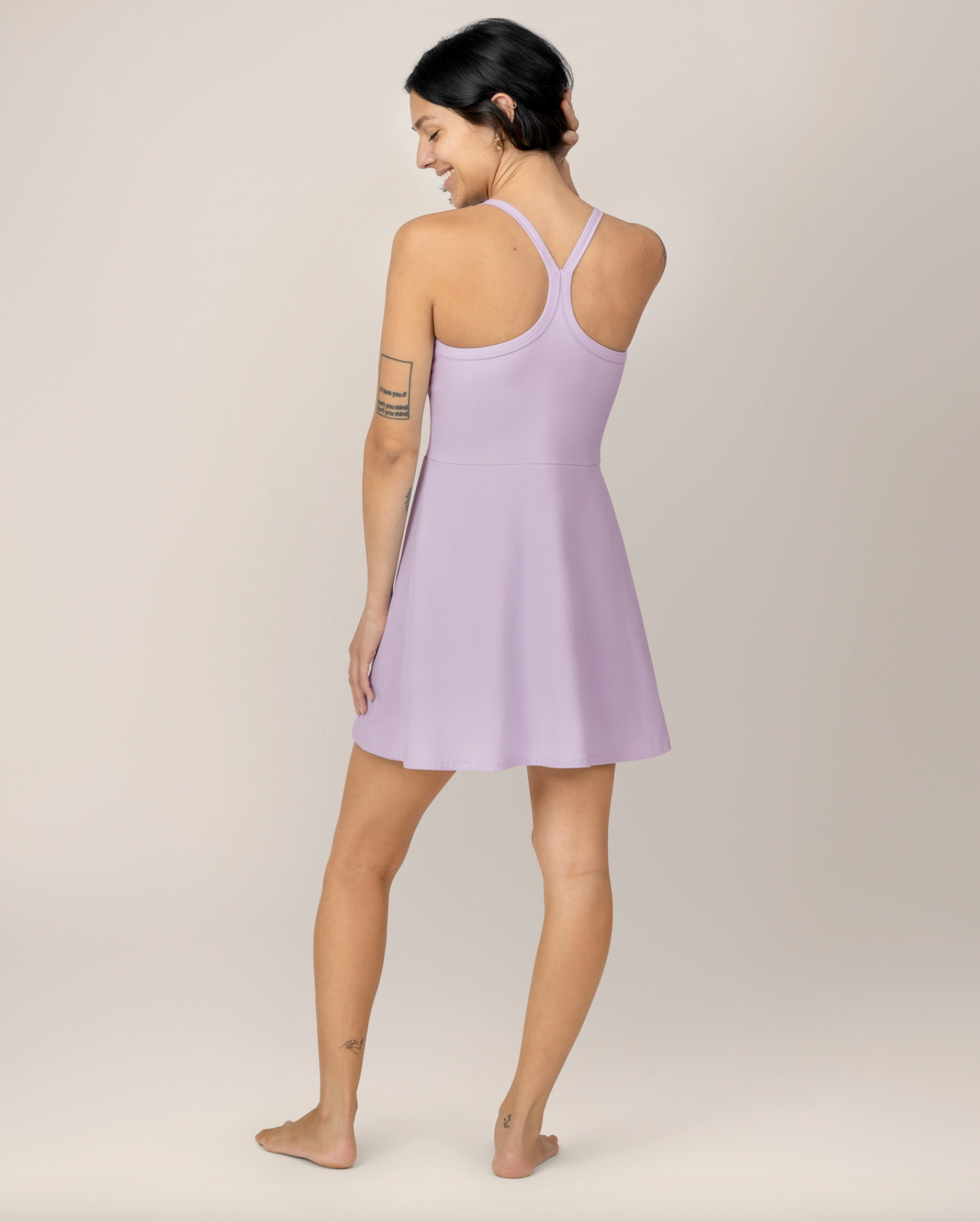 Lavender Mist Stevie Active Racerback Nursing Dress