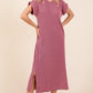 Magenta Scrunch Dress