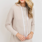 Mocha Maternity & Nursing Half Zip Hoodie