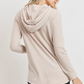 Mocha Maternity & Nursing Half Zip Hoodie