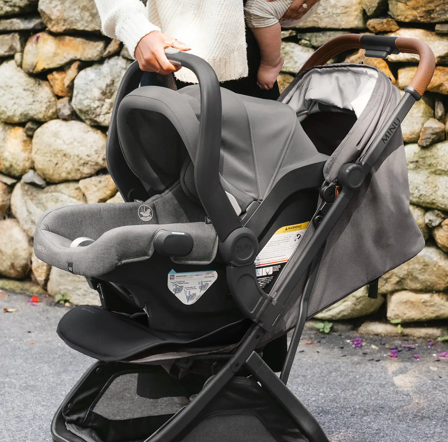 UPPAbaby MINU V3 Infant Car Seat Adapter - MESA / ARIA / Bassinet
