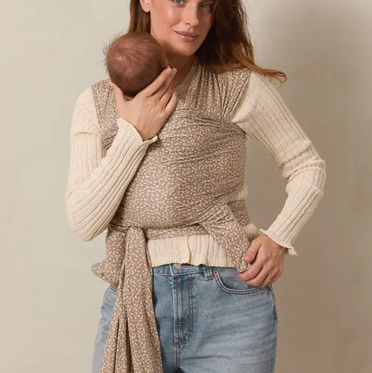 Solly Baby Cream Floral Wrap