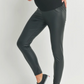 Faux Leather Maternity Leggings