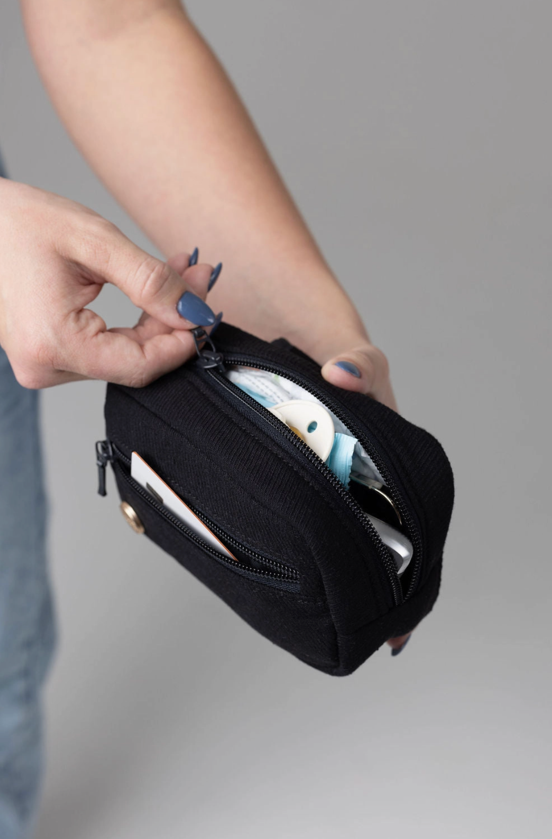 The Monarch Accessory Bag - Ebony