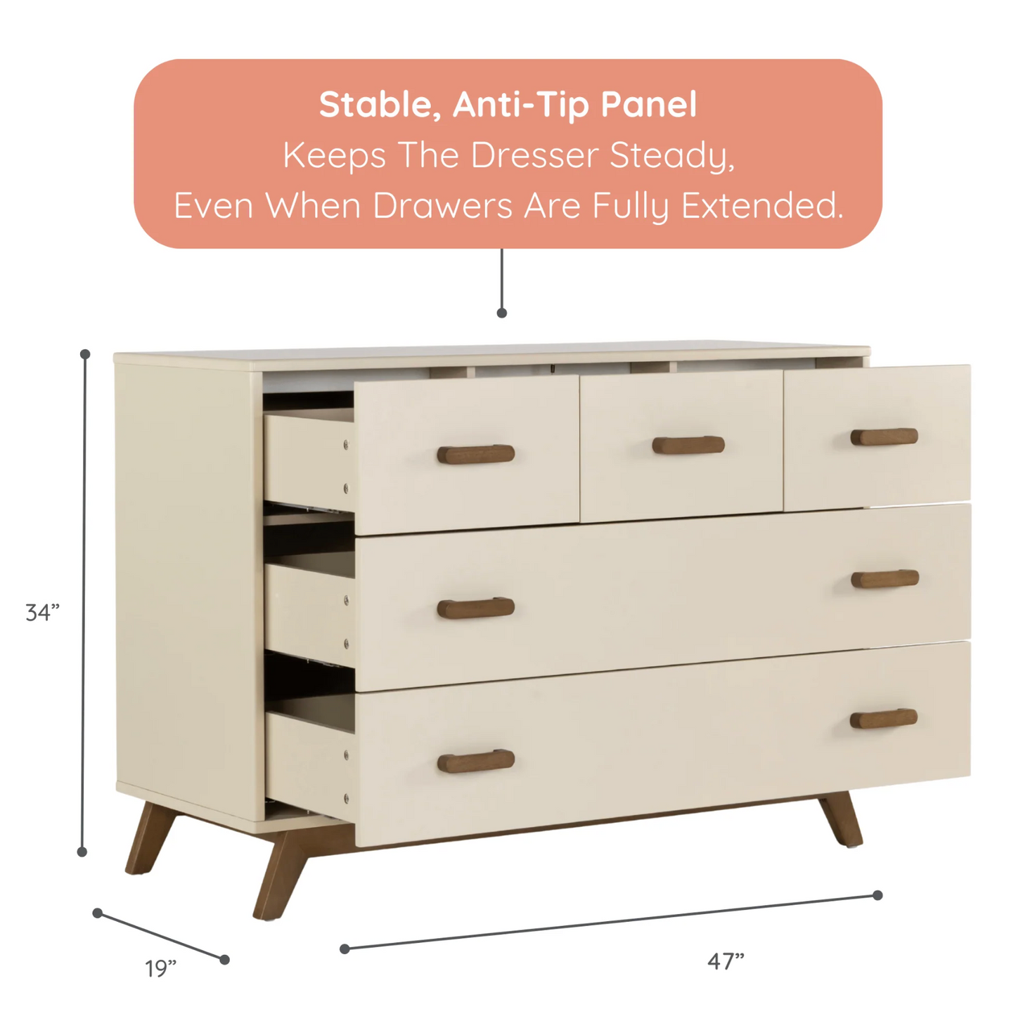 Soho 5-Drawer Dresser