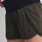 Olive Active Maternity Shorts