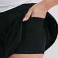 Black Active Maternity Shorts
