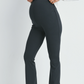 Black High Rise Maternity Flare Pant