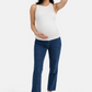 Maternity  28.5" Dad Jean W/ Bellyband In Levi
