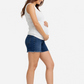 Maternity  5" Dad Jean Shorts W/ Bellyband In Levi