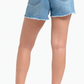 Maternity  5" Dad Jean Shorts W/ Bellyband In Jocelyn