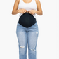 Maternity  28" Boyfriend Jean W/ Bellyband In Anastasia