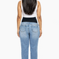 Maternity  28" Boyfriend Jean W/ Bellyband In Anastasia