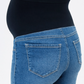 Maternity  28" Ankle Straight Leg Jean W/ Bellyband In Ace