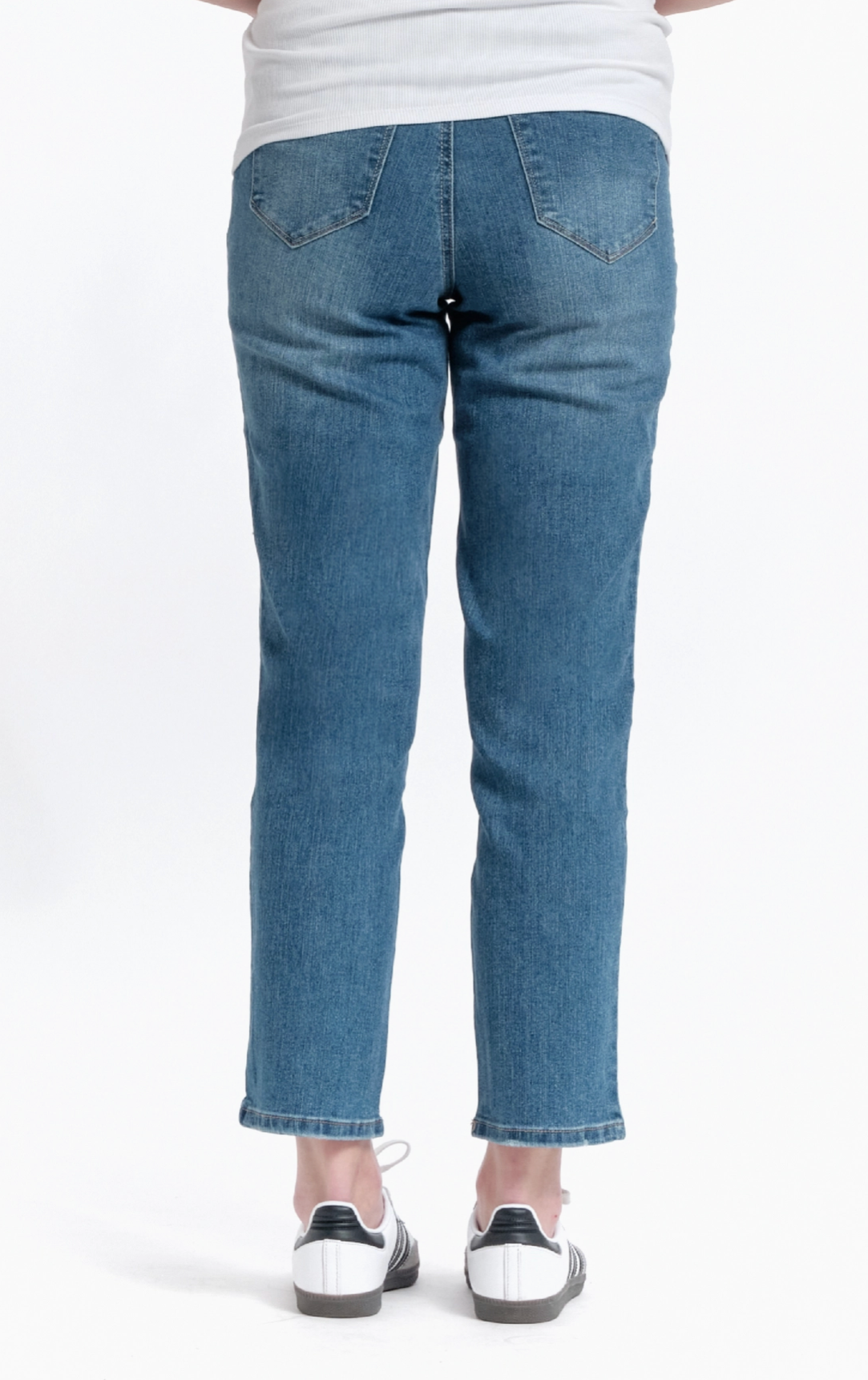 Maternity  28" Straight Leg Jean W/ Bellyband In Nola