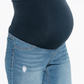 Maternity  28" Straight Leg Jean W/ Bellyband In Nola