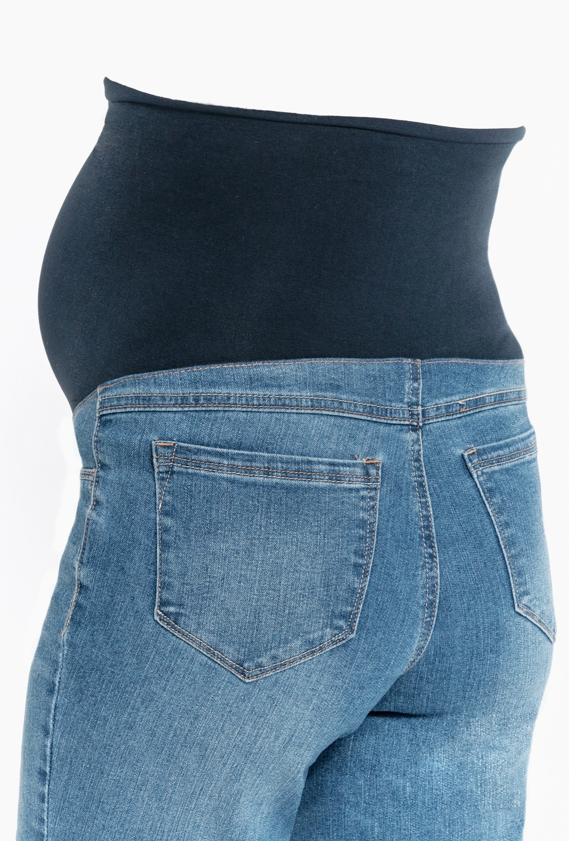 Maternity  28" Straight Leg Jean W/ Bellyband In Nola
