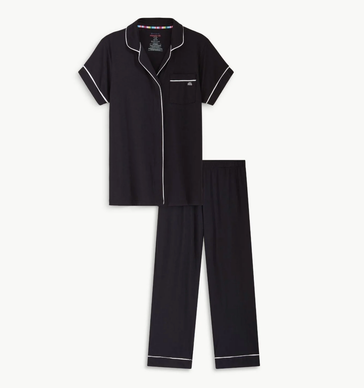 Onyx Modal Magnetic Short Sleeve Pajama Set