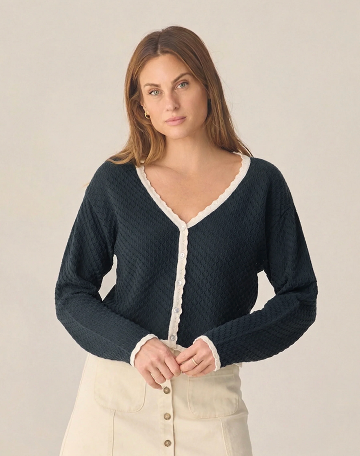 Ella Navy Cardigan