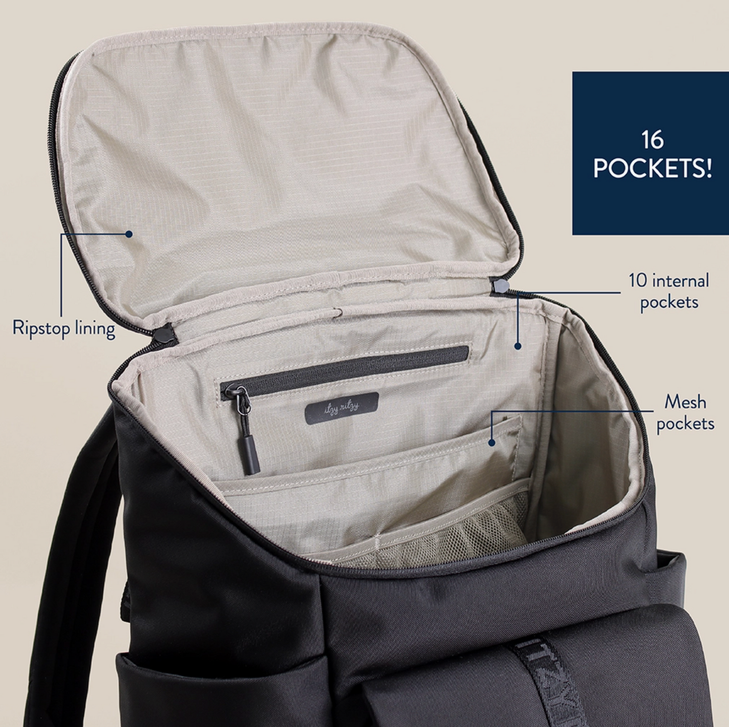 Belong Bucket Backpack Diaper Bag
